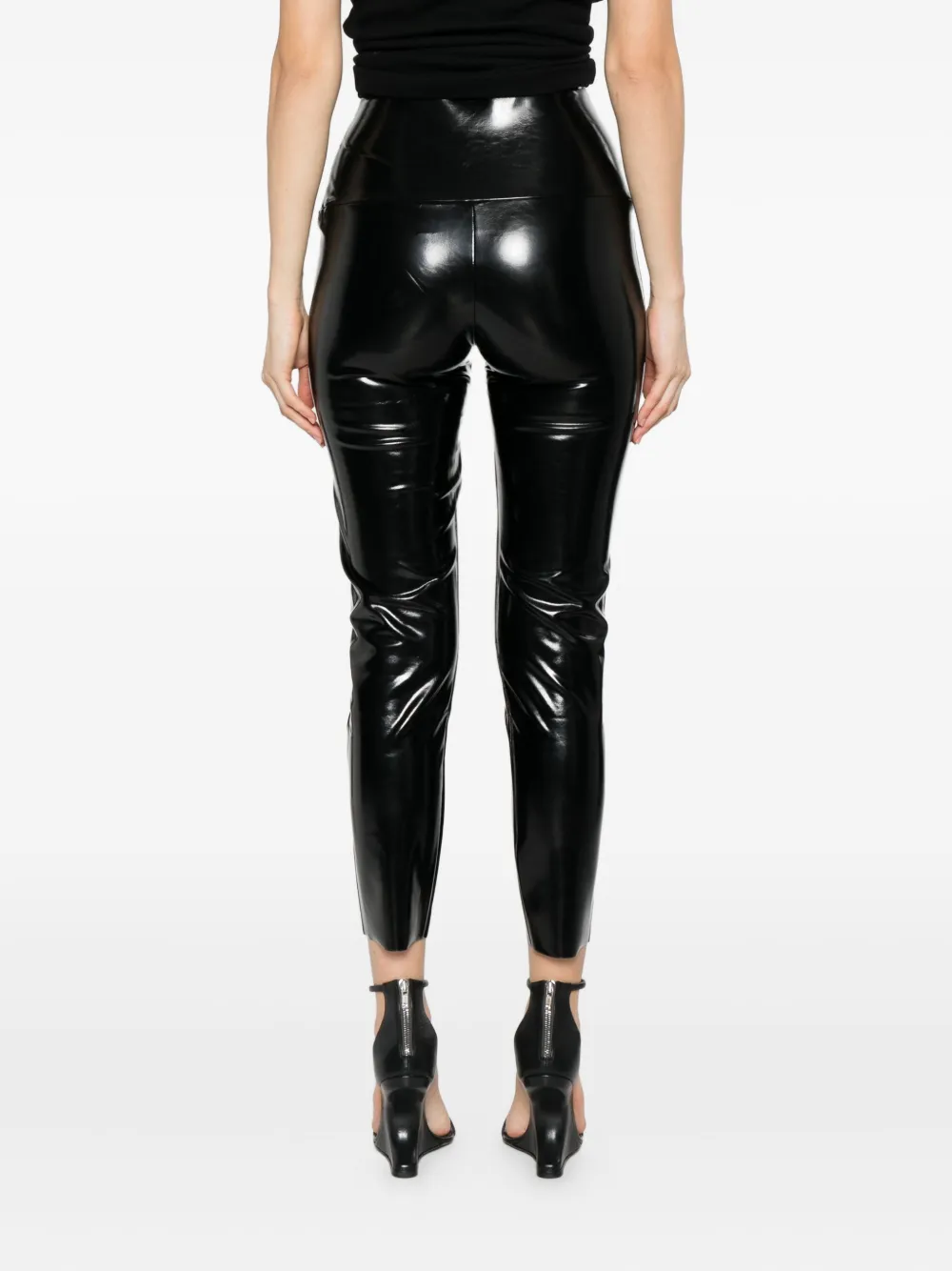 Norma Kamali High waist broeken Zwart