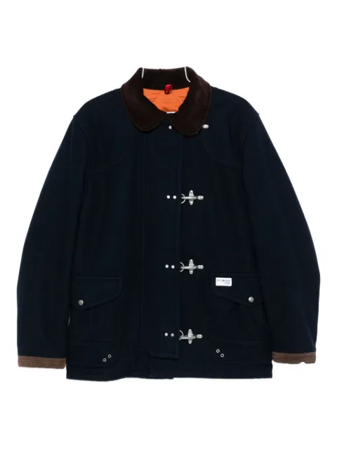 Fay 4 Gancini patch-pocket coat