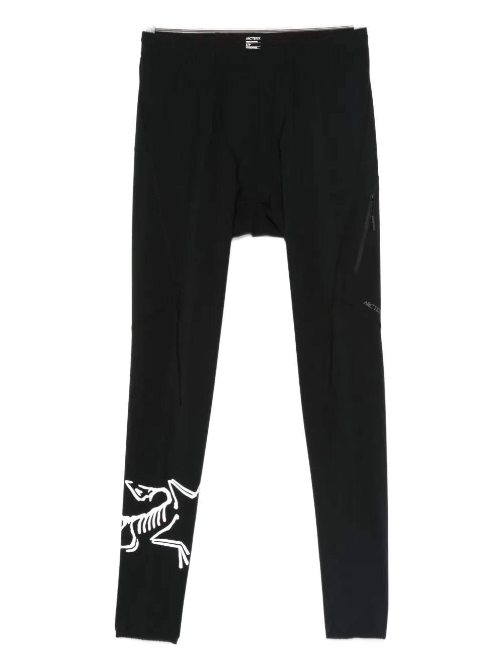 Arc'teryx Logo-graphic Leggings In Black