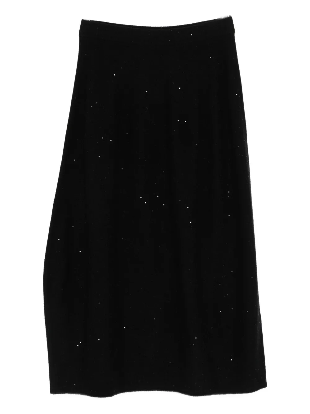 Antonelli Giunia Sequinned Maxi Skirt In Black