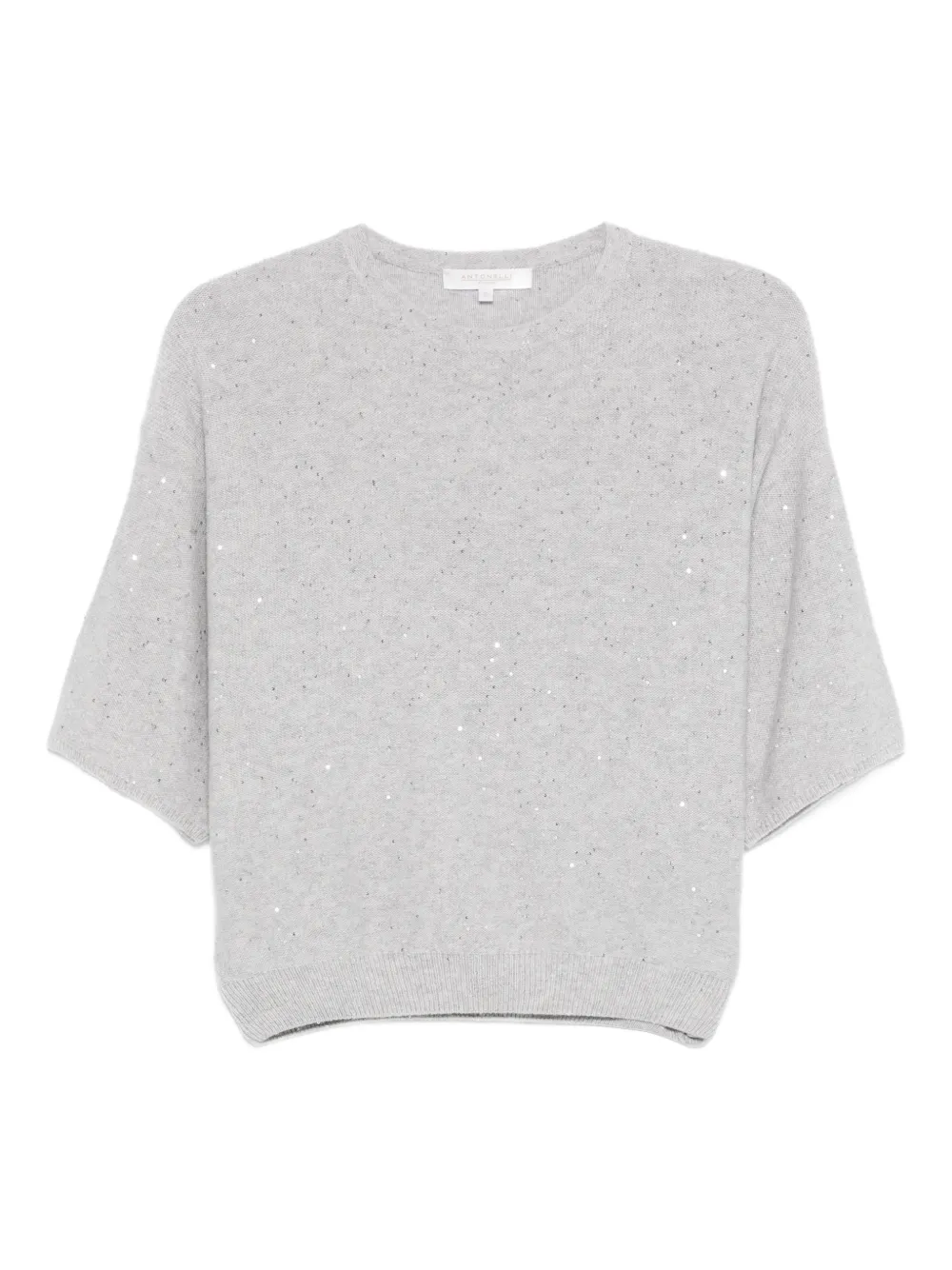 Antonelli Lucilla sequin top | Grey | Image 1