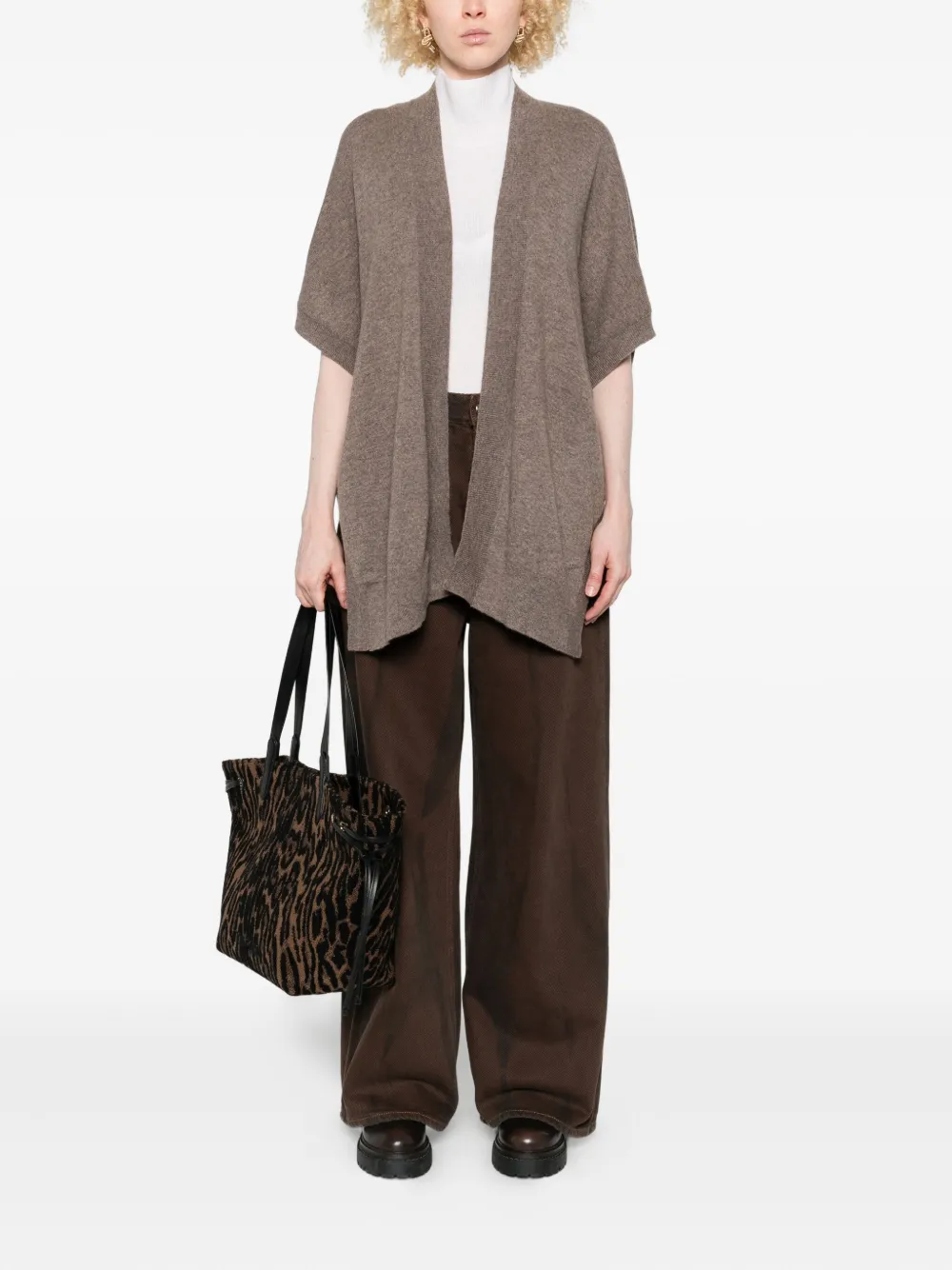 Gotha short-sleeved open-front cardigan | Cardigans | Image 2