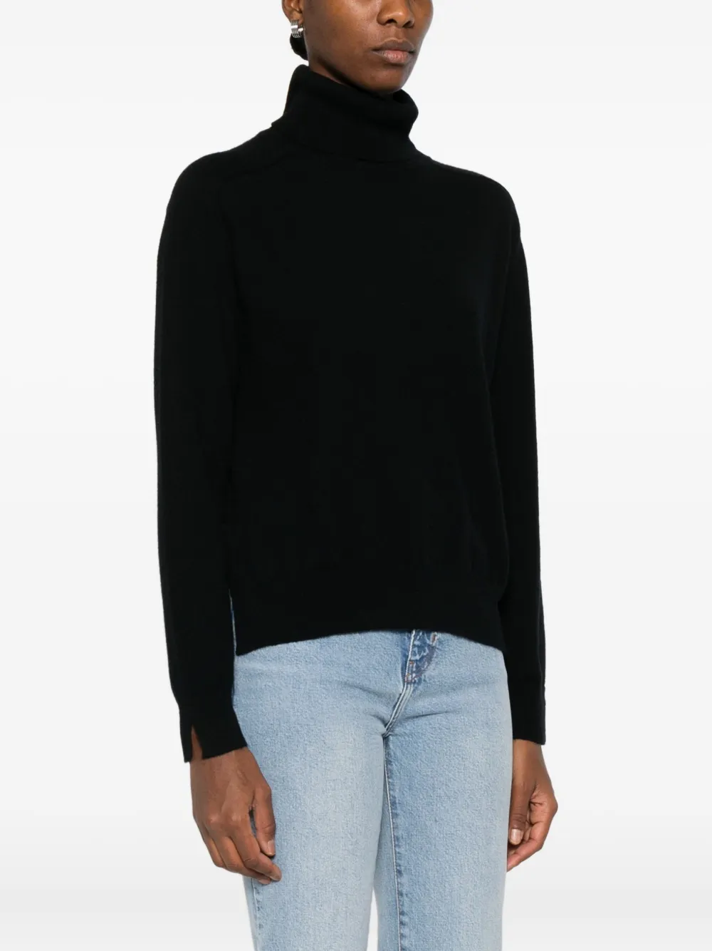 Gotha Turtleneck Sweater In Black