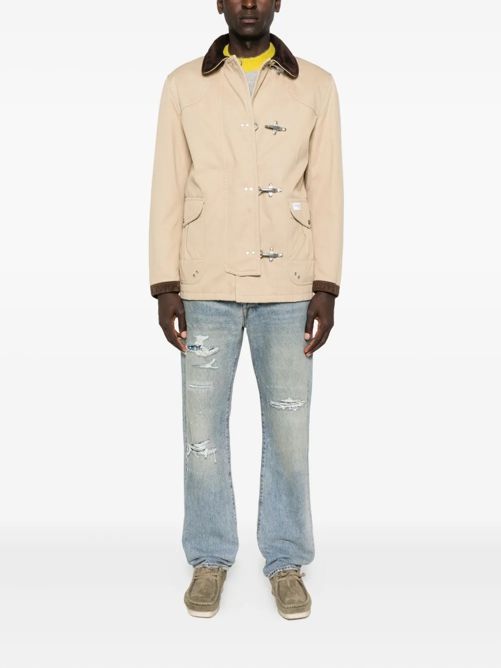 Fay cotton coat | Single Breasted Coats | Image 2