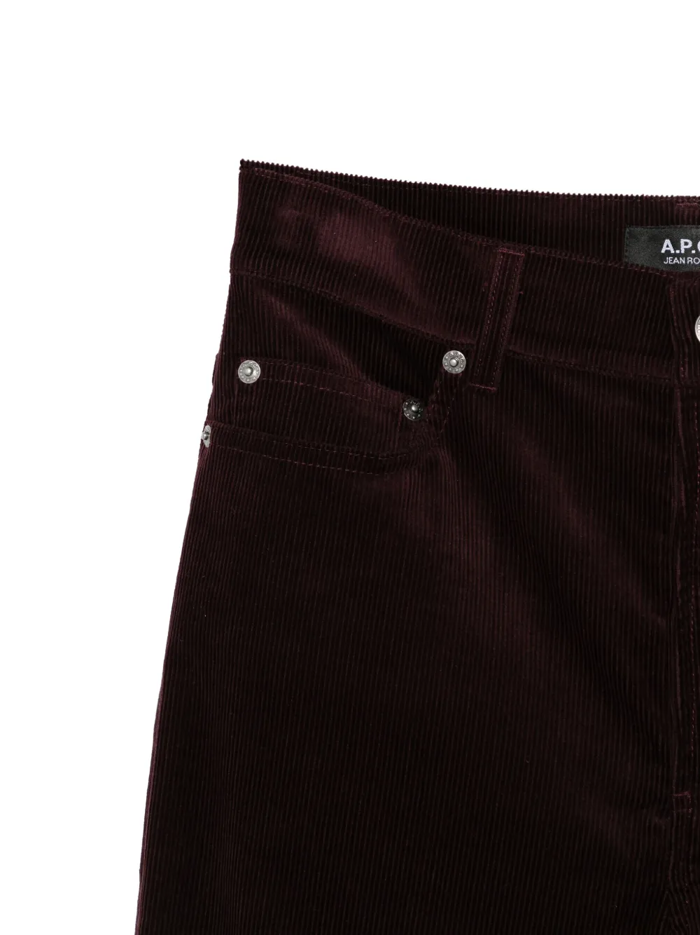 Apc Corduroy Jeans In Black