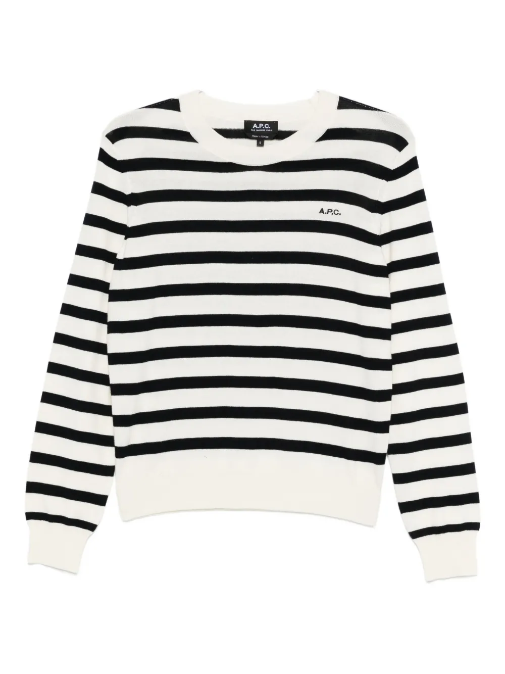A.P.C. Josepha ストライプ プルオーバー - ホワイト A.P.C. Josepha ストライプ プルオーバー - ホワイト