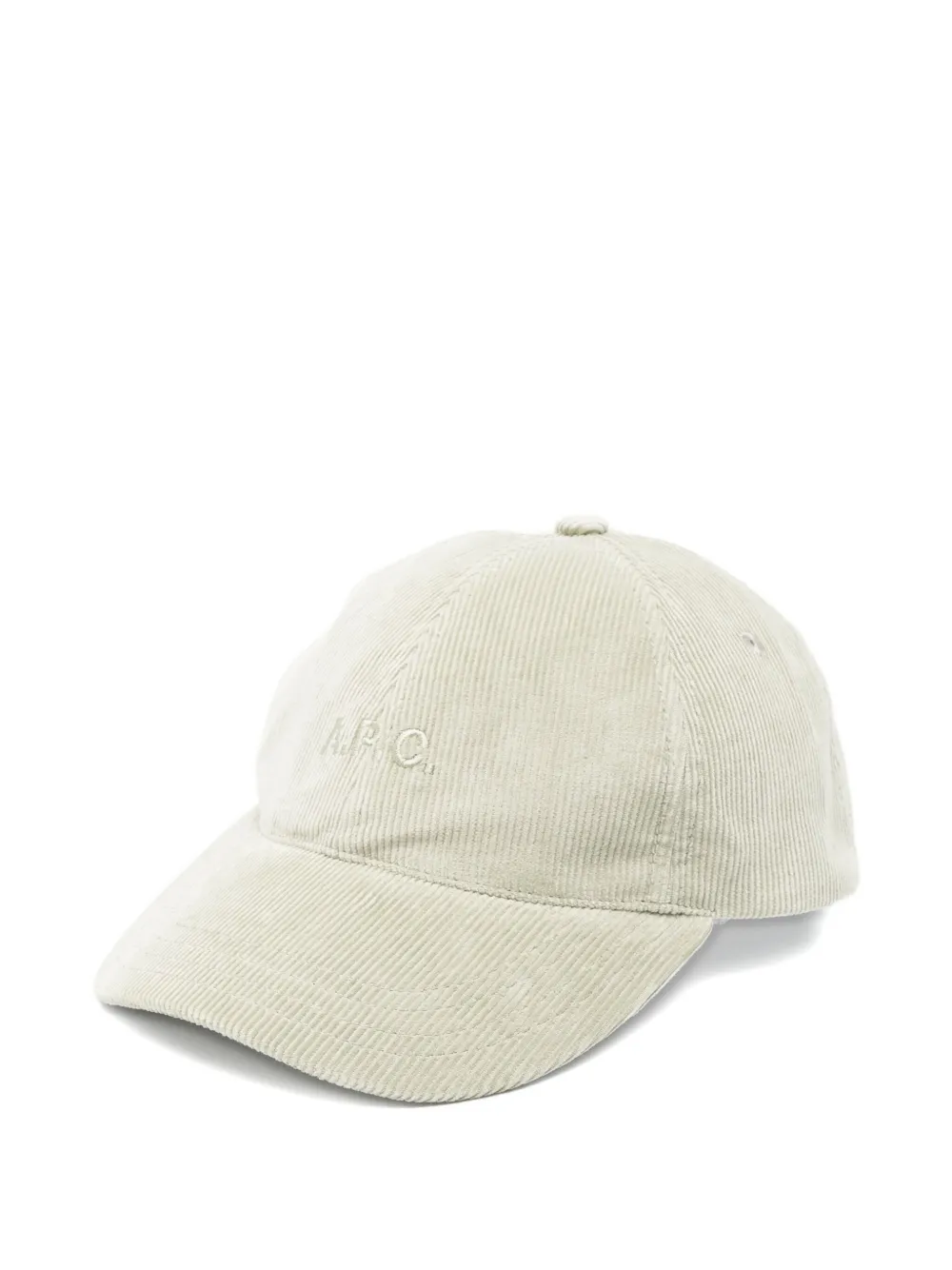 Apc Charlie Corduroy Baseball Cap In Neutral