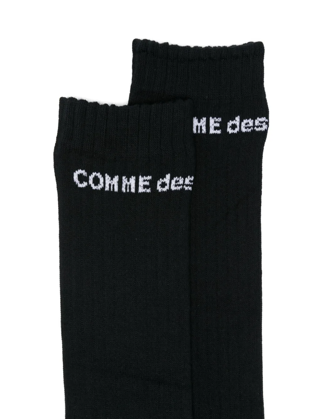 Comme Des Garçons Homme Plus ロゴ 靴下 | ブラック | FARFETCH JP