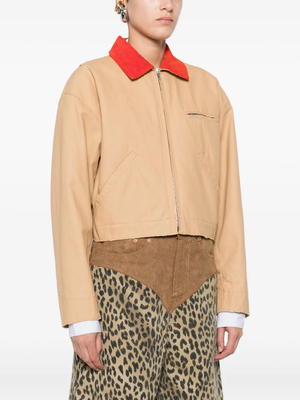 Marc Jacobs Zip-fastening Bomber Jacket In Neutral