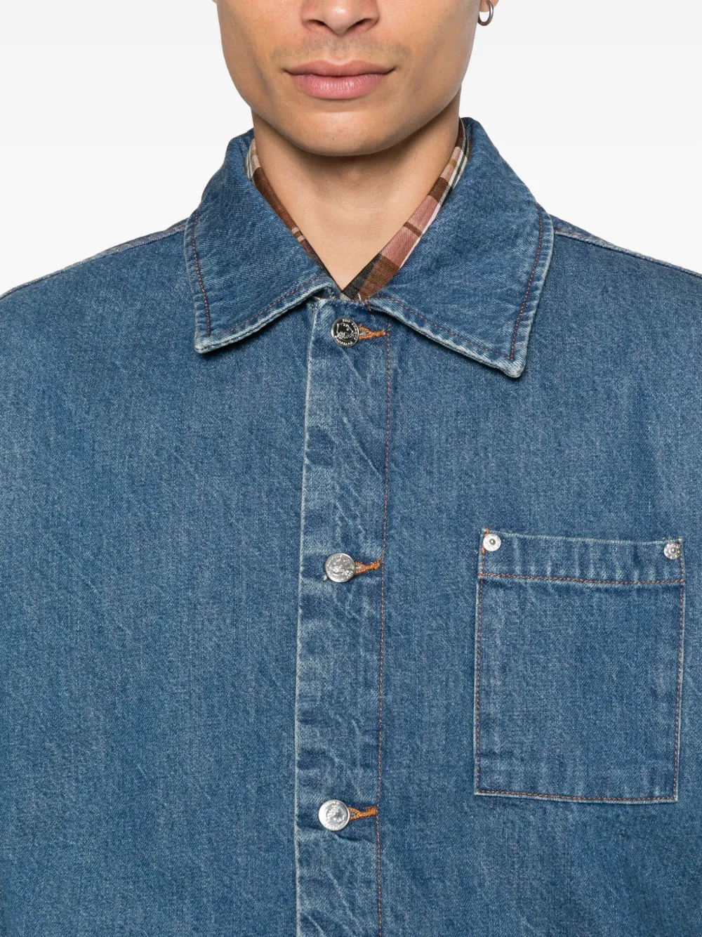 Marc Jacobs Katoenen denim jack Blauw