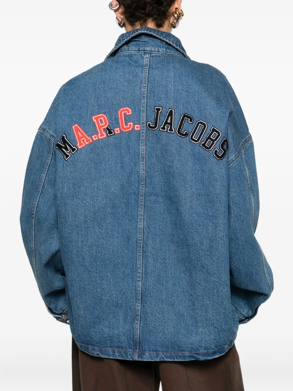 Marc Jacobs Katoenen denim jack Blauw