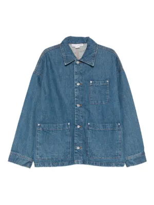 Alexander Wang プリント デニムジャケット | ブルー | FARFETCH JP
