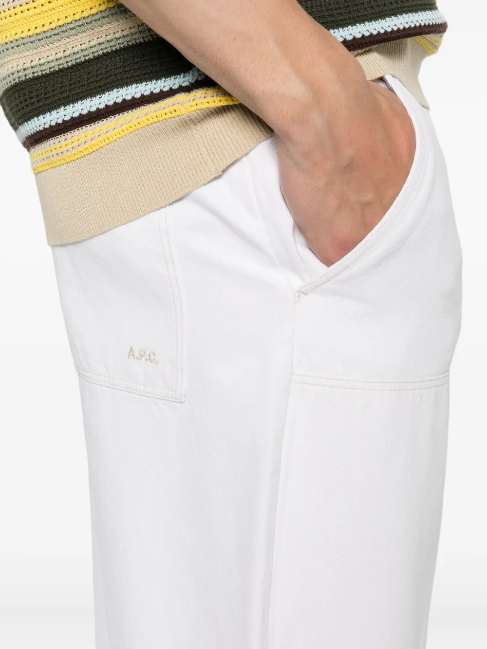 A.P.C. utility pocket jeans Wit