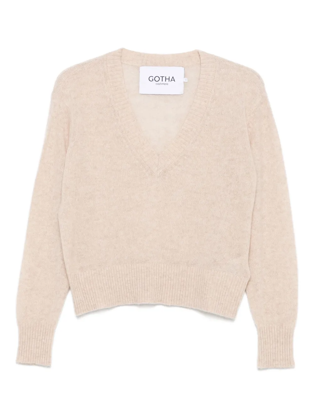 Gotha V-neck sweater | Neutrals | Image 1