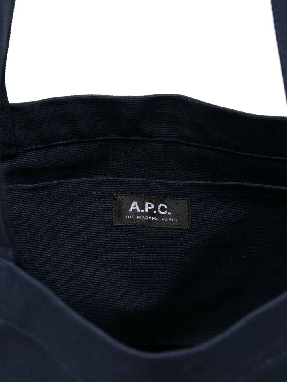 A.P.C. graphic-print tote bag Blauw