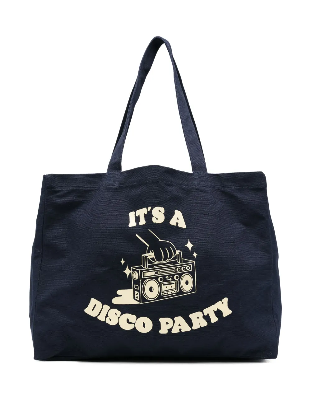 A.P.C. graphic-print tote bag Blauw