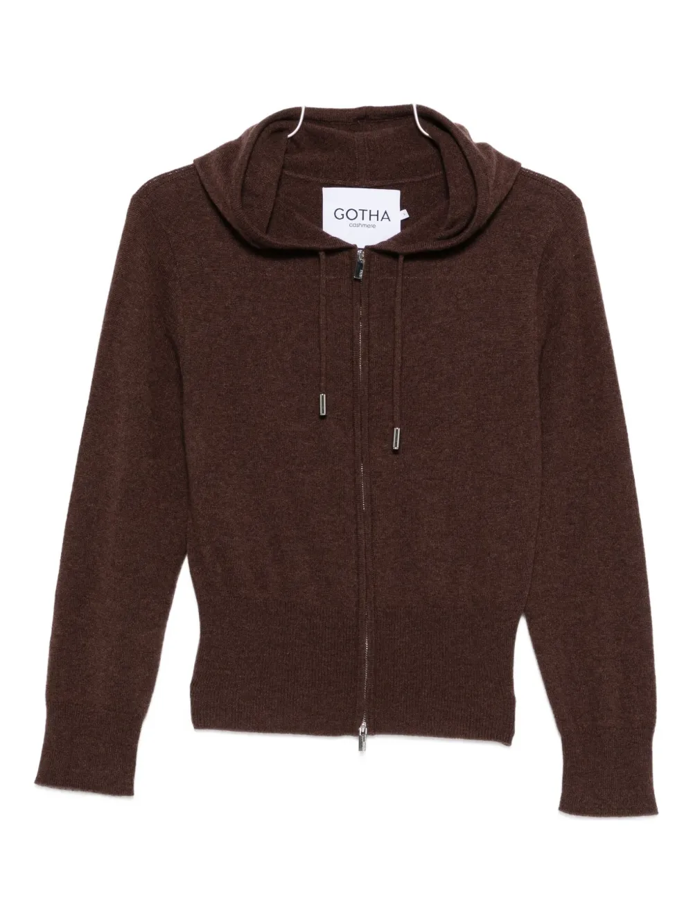 Gotha Zip-up Sweatshirt In Brown