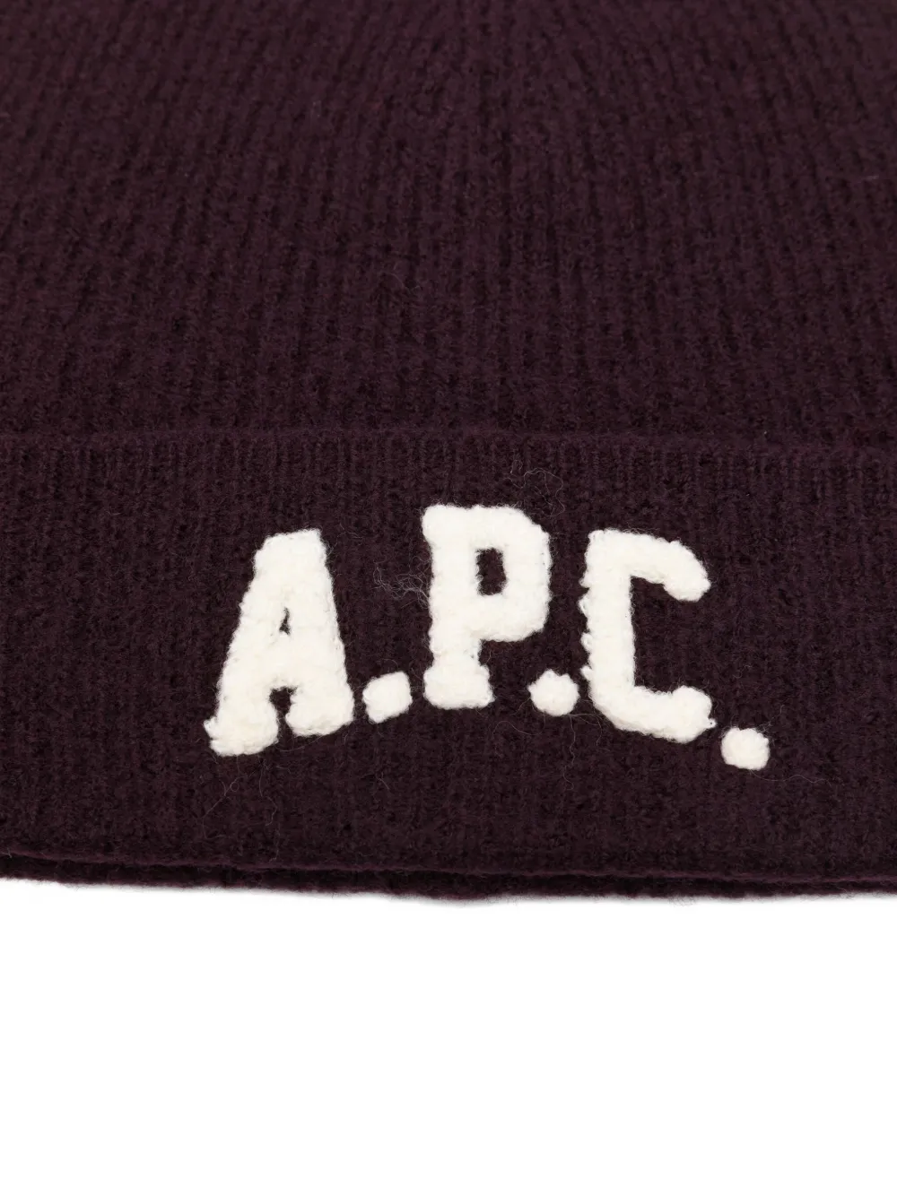A.P.C. Muts met logopatch Rood