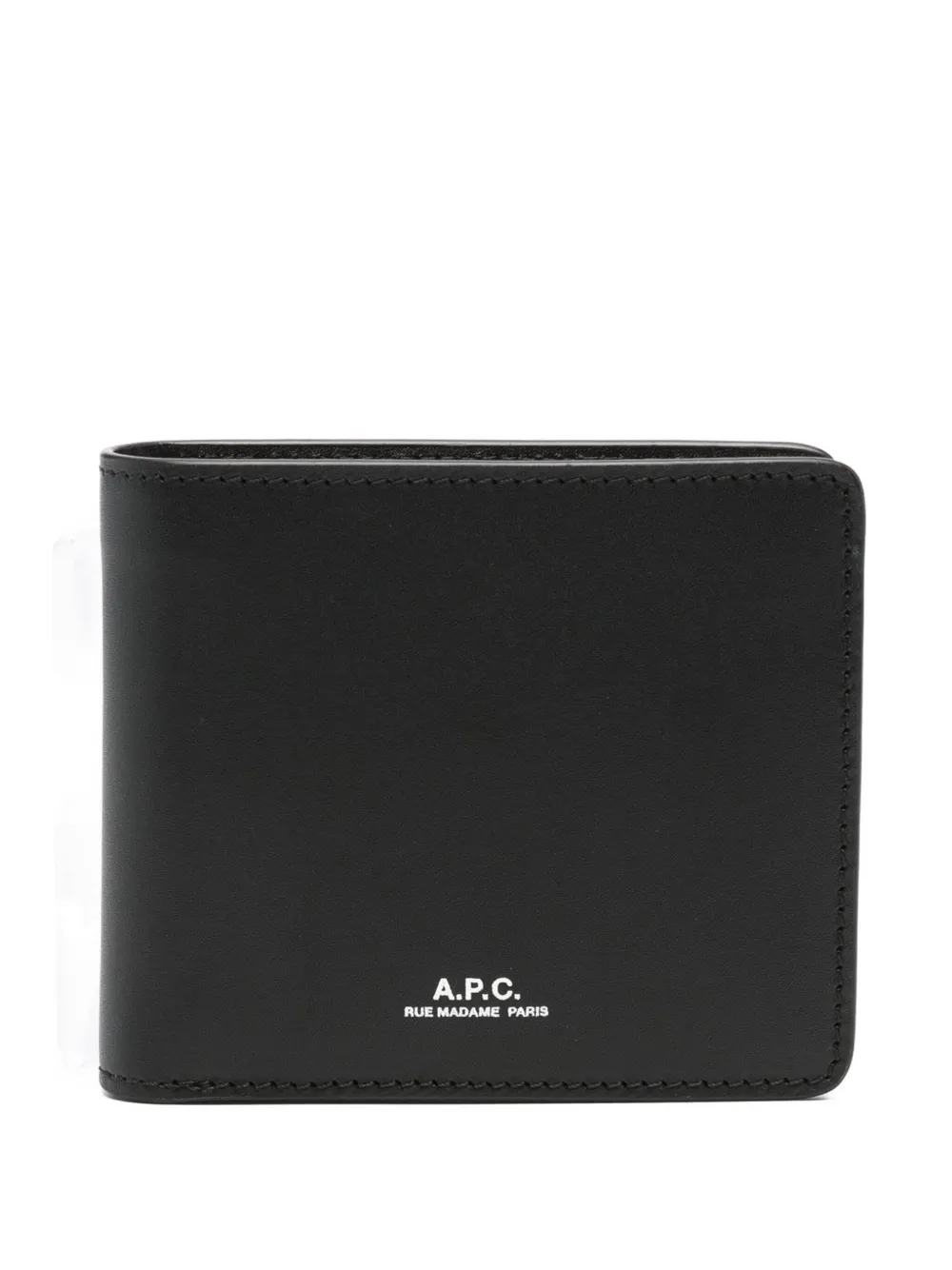 A.P.C. leather wallet Zwart