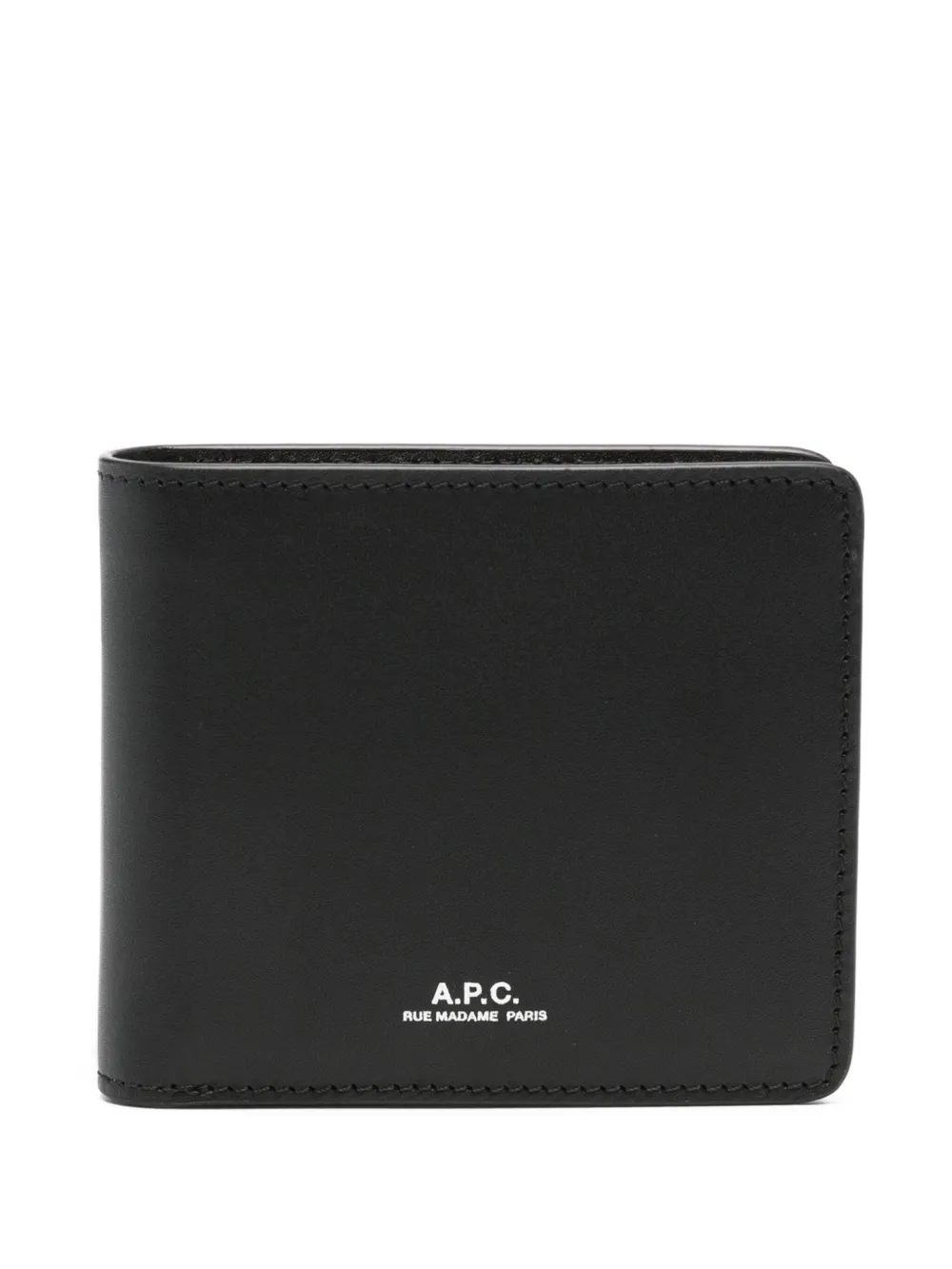 A.P.C. leather wallet Zwart