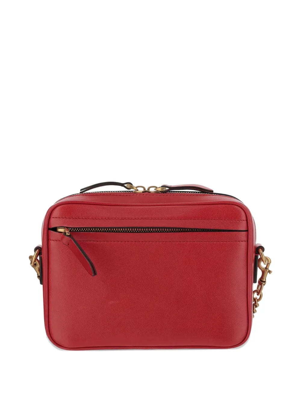 Valentino Viva Superstar Two-tone Leather Shoulder Bag In Red