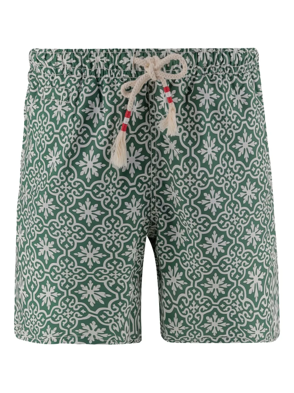 Mc2 Saint Barth Floral-print Swim Shorts In Green