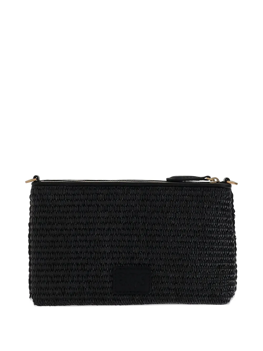 PINKO interwoven clutch bag - Zwart