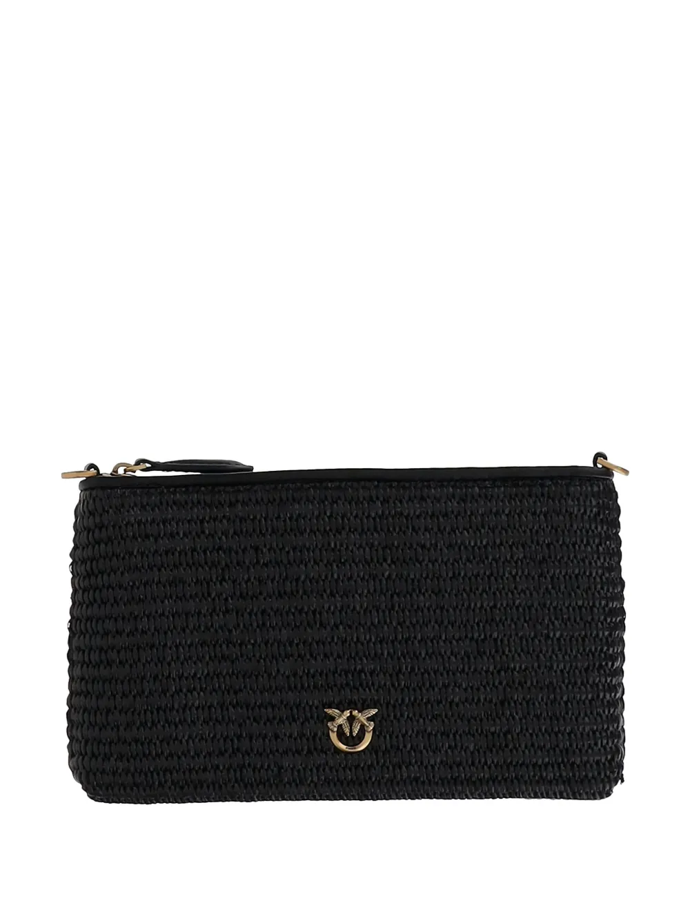 PINKO interwoven clutch bag | Black | Image 1