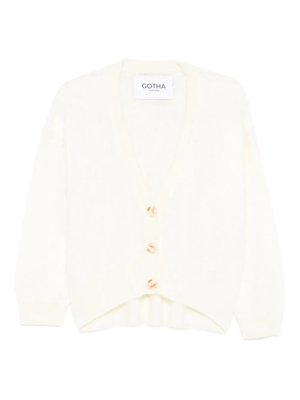 Gotha V-neck cardigan - Neutrals