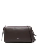 A.P.C. zip-fastening shoulder bag - Brown