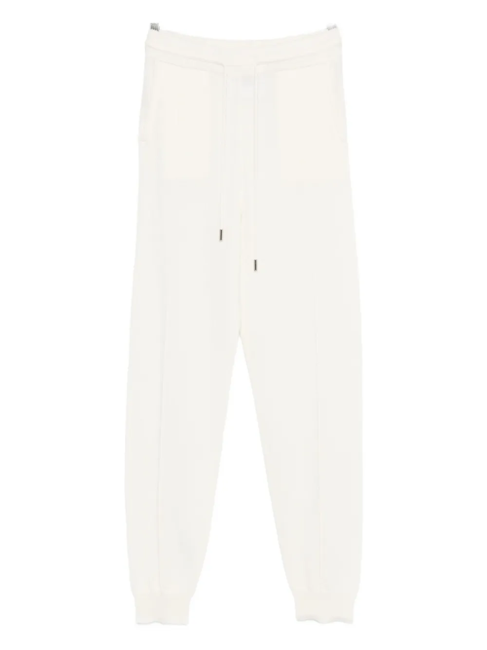 Gotha Cashmere Drawstring Trousers In White