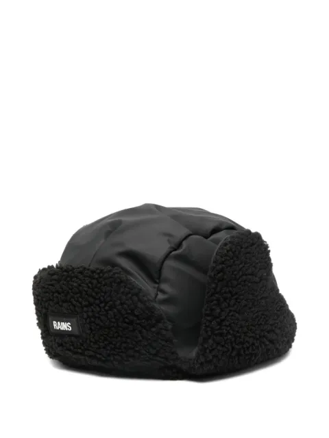 Rains logo-pacth trapper hat