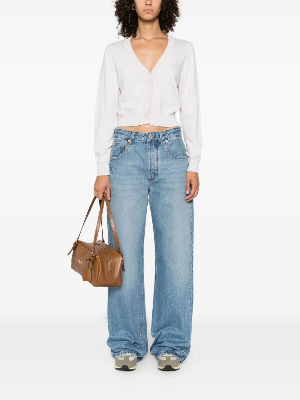 A.P.C. Vest verfraaid met anker Wit