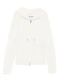 Gotha hooded zip-up cardigan - Neutrals