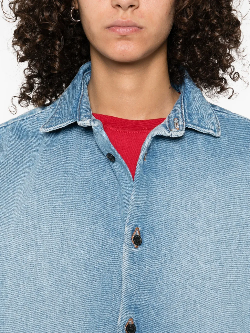 A.P.C. Button-down blouse Blauw
