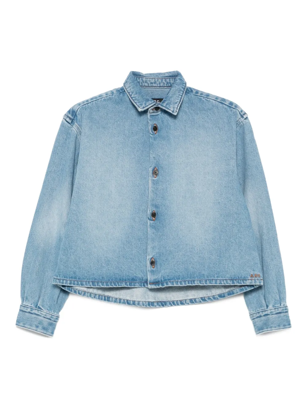 A.P.C. Button-down blouse Blauw