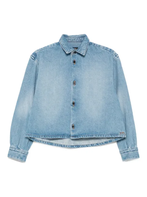 A.P.C. button-down cropped shirt