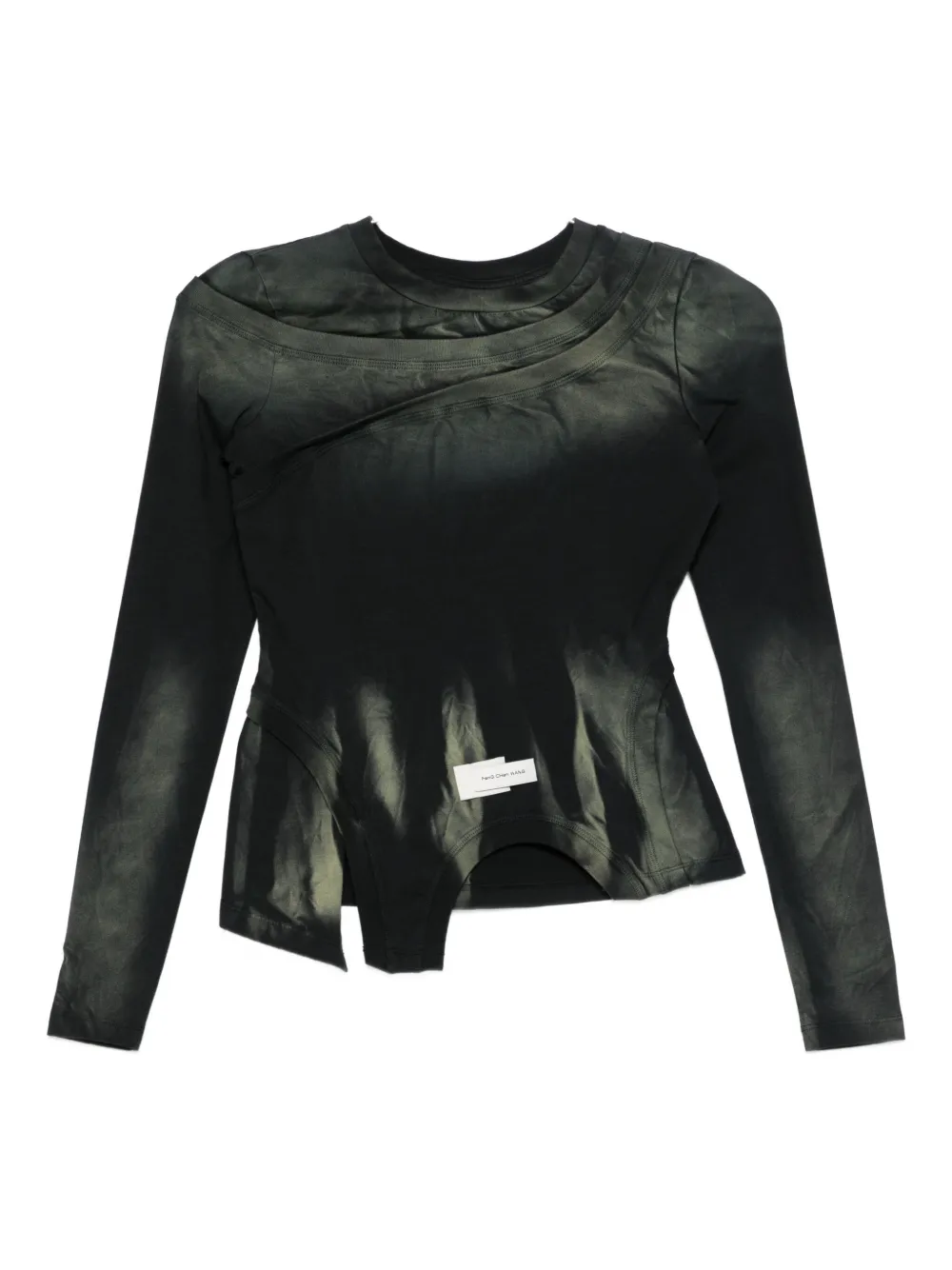 Feng Chen Wang camiseta asimétrica con paneles | Image 1
