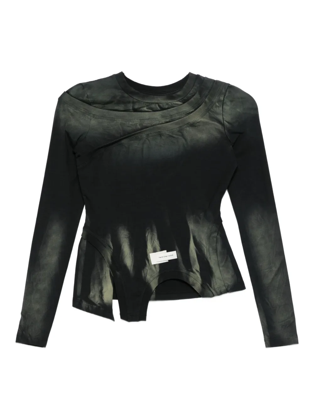 Feng Chen Wang playera asimétrica a paneles | Image 1