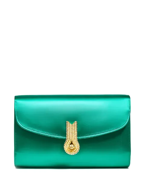 amato daniele satin-finish clutch bag 