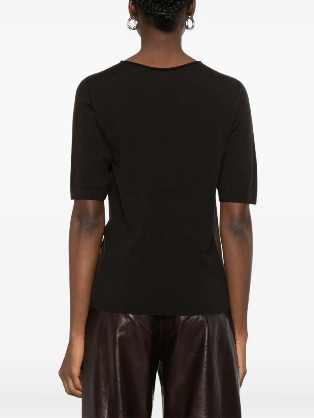 Antonelli Jurk met korte mouwen Bruin