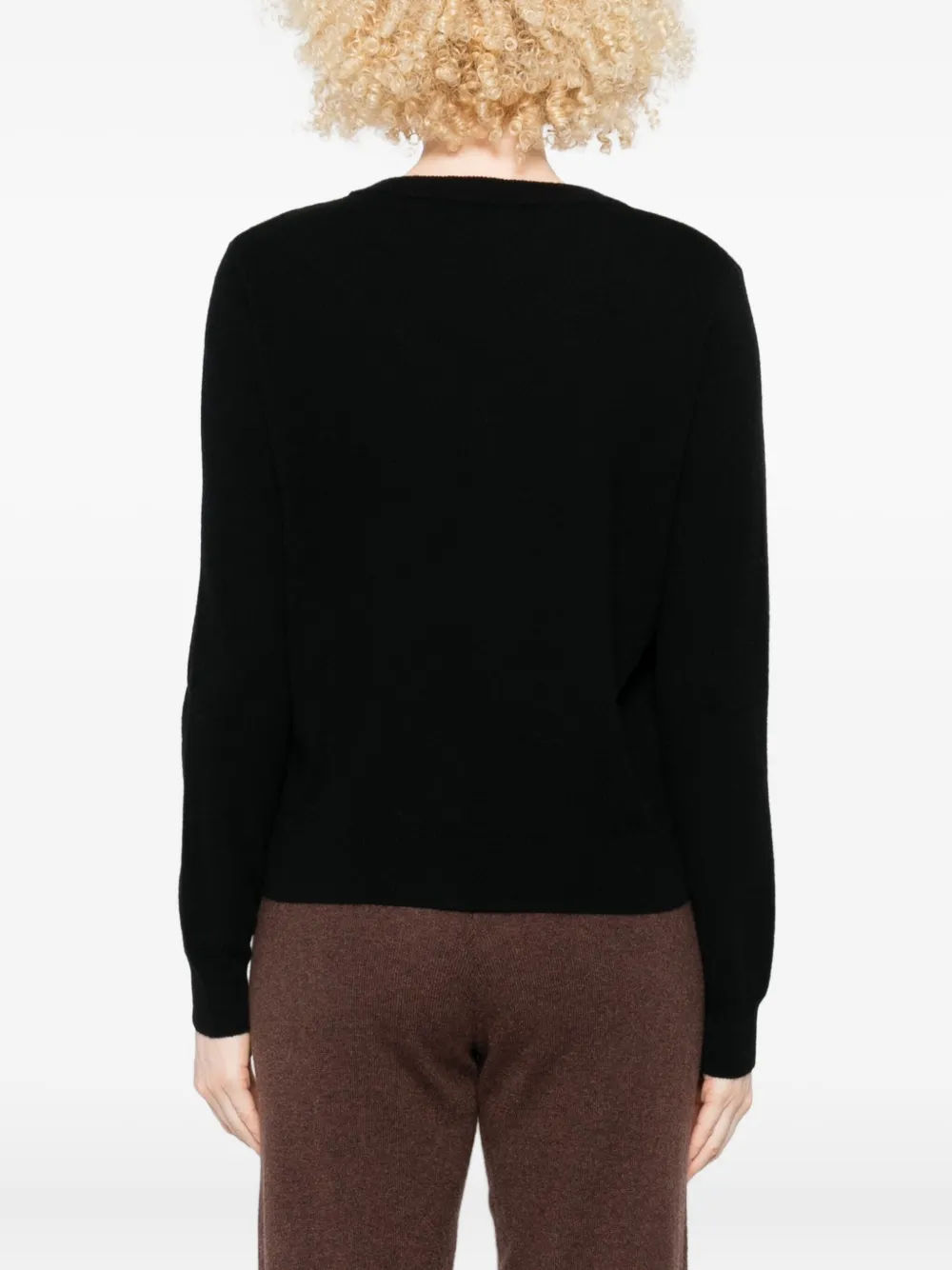 Gotha V-neck Cardigan In Black