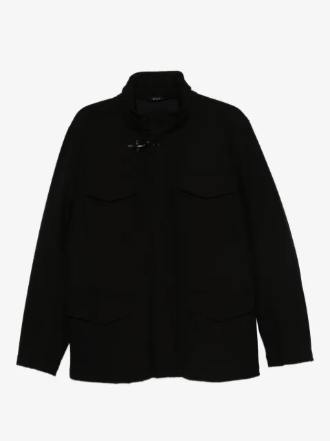 Fay toggle-fastening flap-pocket jacket