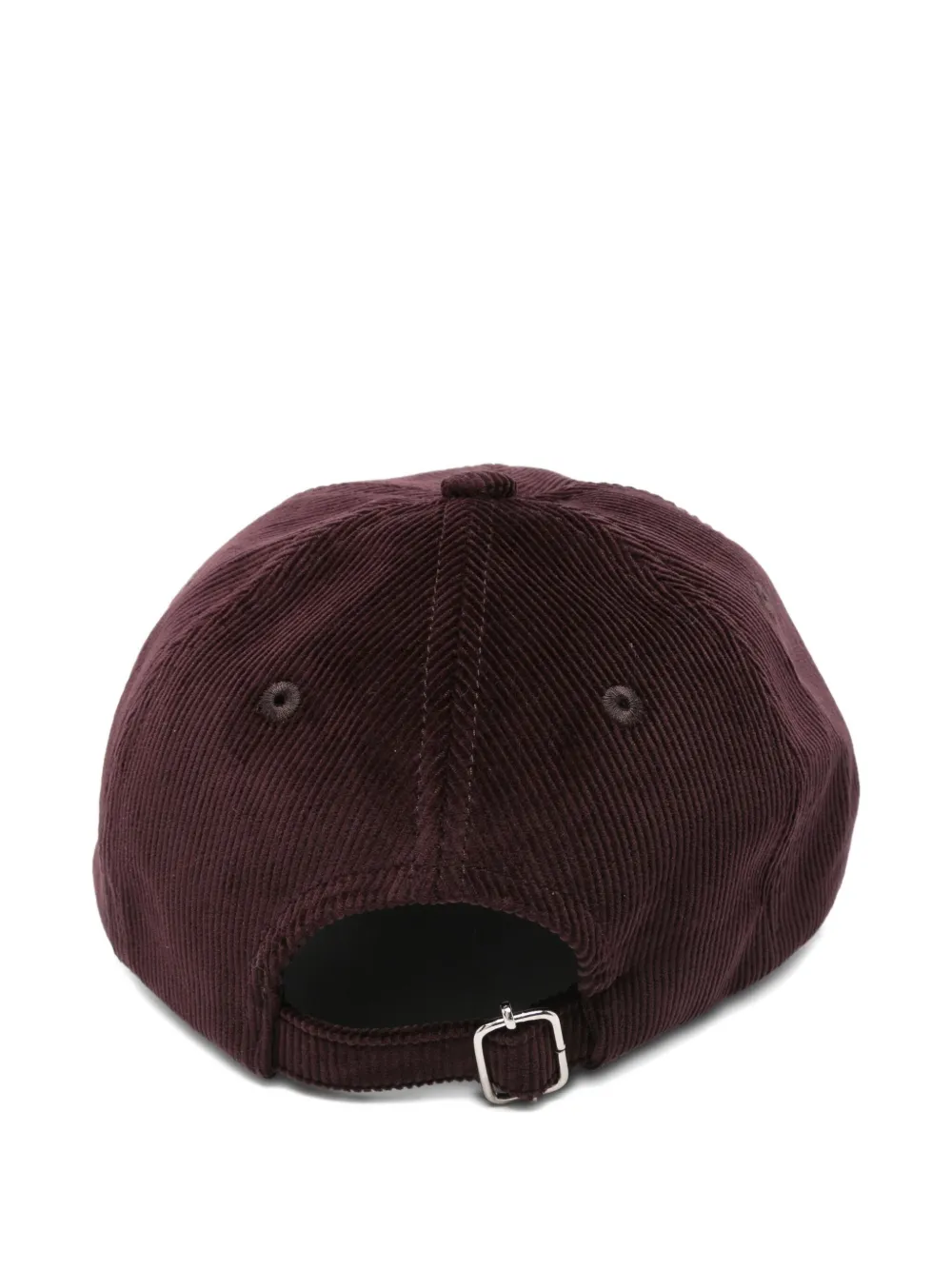 A.P.C. Charlie corduroy baseball cap - Rood
