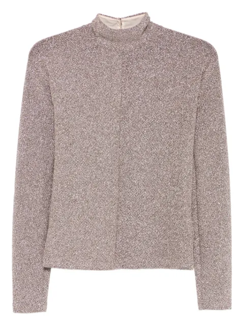 Forte Forte blusa con cuello de tortuga y detalle de lurex