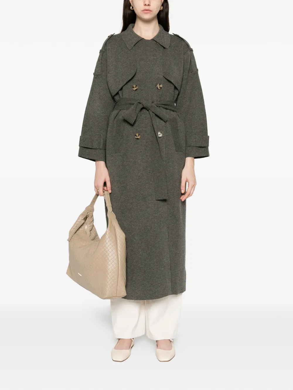 Gotha double-breasted belted coat | Abrigos con doble botonadura | Image 2