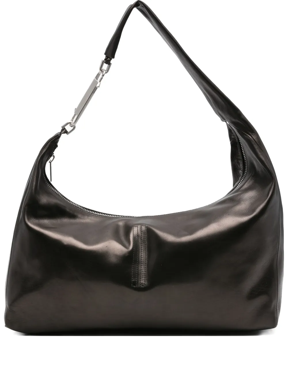 Rick Owens Gemini leather shoulder bag Zwart