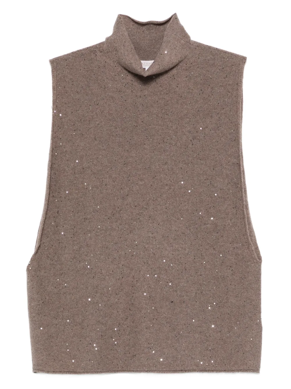 Antonelli Domiziano embellished top | Brown | Image 1