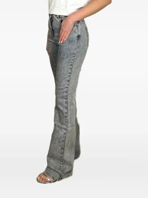 Patrizia Pepe embroidered-pocket jeans