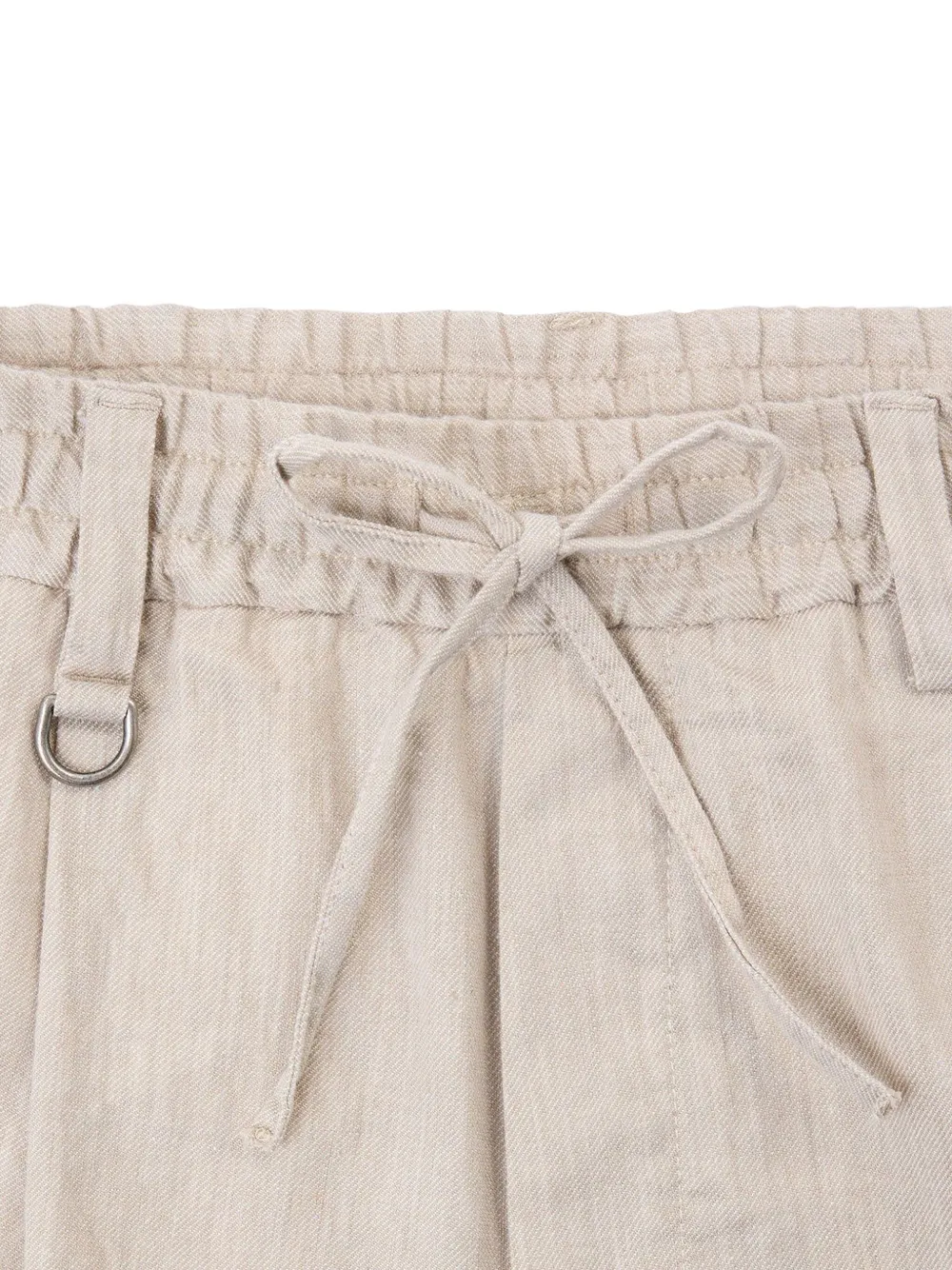 Paolo Pecora Shorts met trekkoord Beige